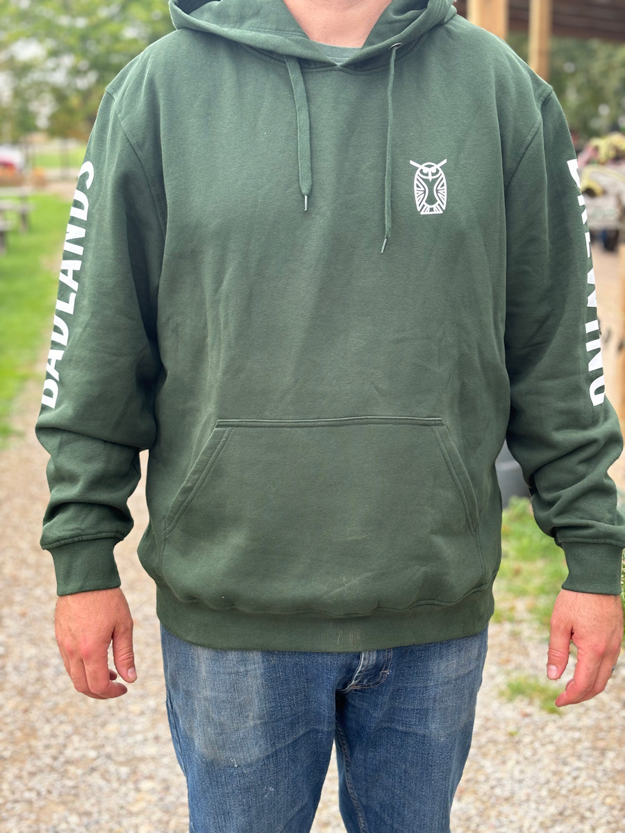 Badlands Green Pullover Hoodie – Badlands Brewing Company