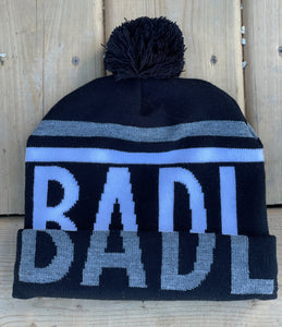 Badlands Text PomPom Toques